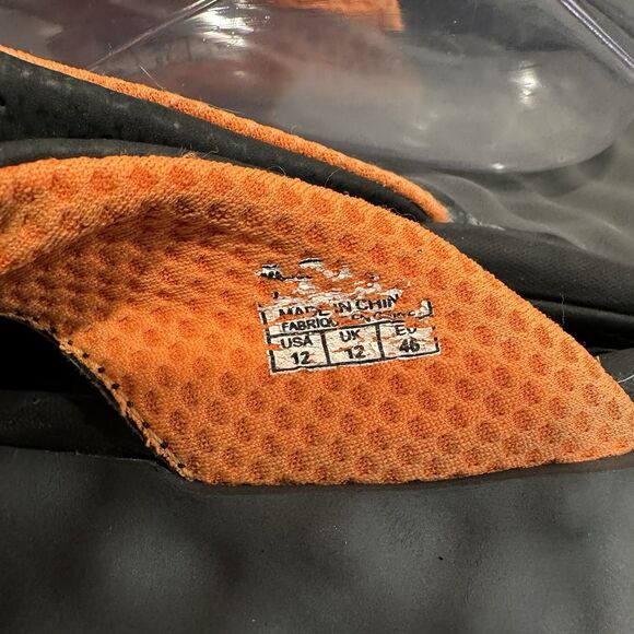 New Balance Minimus Vibram Sandals Mens Size 12 Black Orange Minimalist Thong NB main image 10